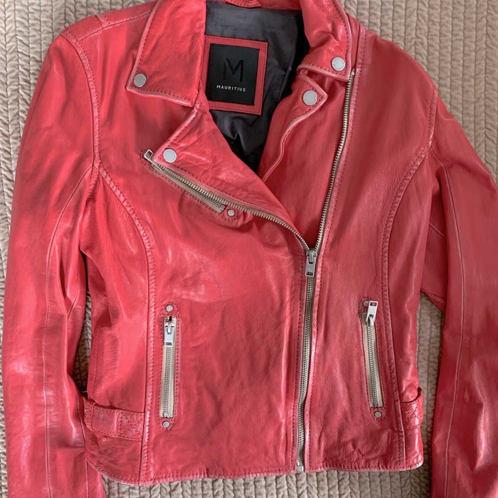 Women’s Mauritius Leather Jacket Size 4